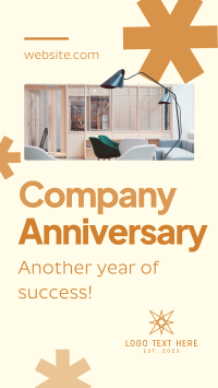 Minimalist Company Anniversary YouTube Short