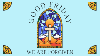 Good Friday Stained Glass Animation