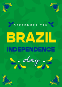 Brazil Independence Patterns Flyer