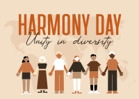 World Harmony Week Postcard