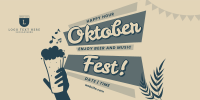 Oktoberfest Beer Promo Twitter Post