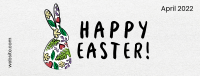 Easter Rabbit Facebook Cover