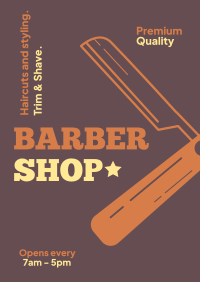 Haircuts and Styling Flyer Design