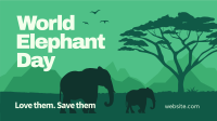 Safari Elephant Facebook Event Cover