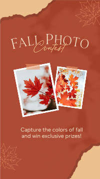 Fall Photo Contest Instagram Reel