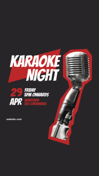 Friday Karaoke Night Instagram Reel