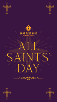 Solemn Saints' Day Facebook Story