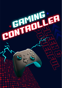 Sleek Gaming Controller Poster