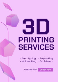 3d Printing Business Poster