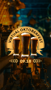 Virtual Oktoberfest Instagram Story