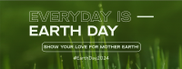 Sustainability Earth Day Facebook Cover