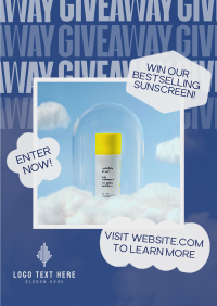 Giveaway Beauty Product Poster