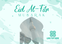 Joyous Eid Al-Fitr Postcard