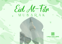 Joyous Eid Al-Fitr Postcard