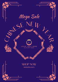 Chinese Year Sale Poster