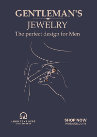 Gentleman's Jewelry Poster