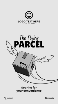 Flying Parcel Instagram Story