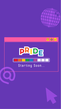 Pride Party Loading Facebook Story