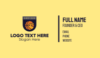 Basketball Emblem Business Card