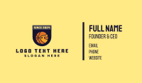 Basketball Emblem Business Card