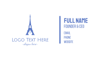 French Blogger Business Card Design