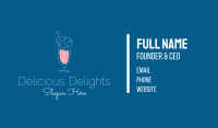 Minimalist Ice Cream Milkshake Business Card Image Preview