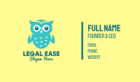 Baby Green Owl Business Card