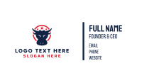 American Bull Business Card Design