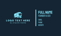 Cargo Trailer Transportation Business Card