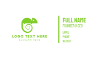 Chameleon Spiral Business Card