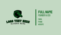 Green Ram Mascot Business Card Design