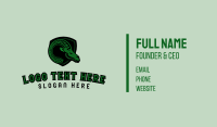 Green Ram Mascot Business Card