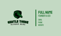 Green Ram Mascot Business Card Image Preview