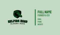 Green Ram Mascot Business Card