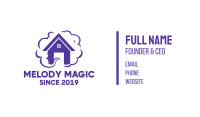 Purple House Smoke Business Card