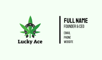 Lucky Marijuana Weed Leaf Business Card Image Preview