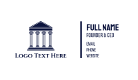 Parthenon Business Card example 4