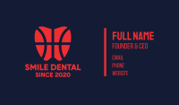 Dental Basketball Tooth Business Card Image Preview