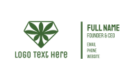 Super Cannabis Business Card Design