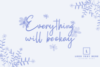 Everything will be okay Pinterest Cover Design