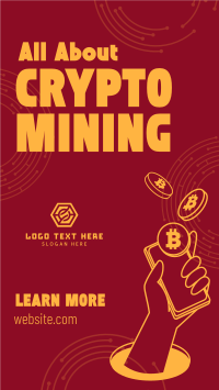 Tech Crypto Mining Instagram Reel Image Preview