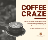 Cafe Craze Facebook Post