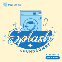 Splash Laundromat Instagram Post