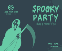 Spooky Party Facebook Post