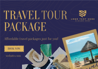 Travel Package  Postcard