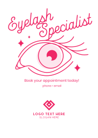 Eyelash Specialist Poster