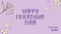 Floral Friendship Day Facebook Event Cover