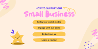 Support Small Business Twitter Post Design