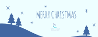 Starry Christmas Facebook Cover Image Preview