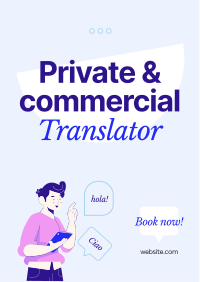 Translator for Hire Flyer